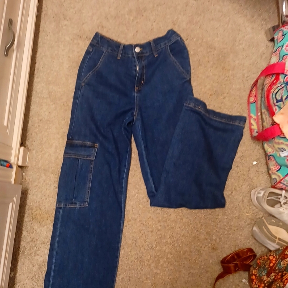 Size 25 blue carpenter jeans